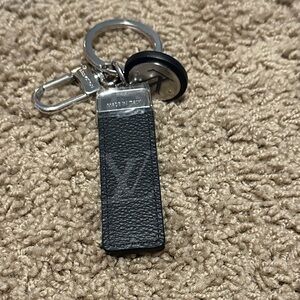 Louis Vuitton Black and Silver Key Holder
